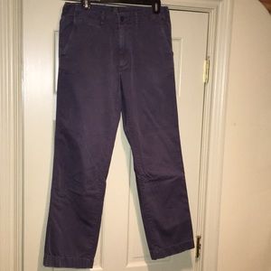 J crew Trouser cotton twill relaxed fit pant